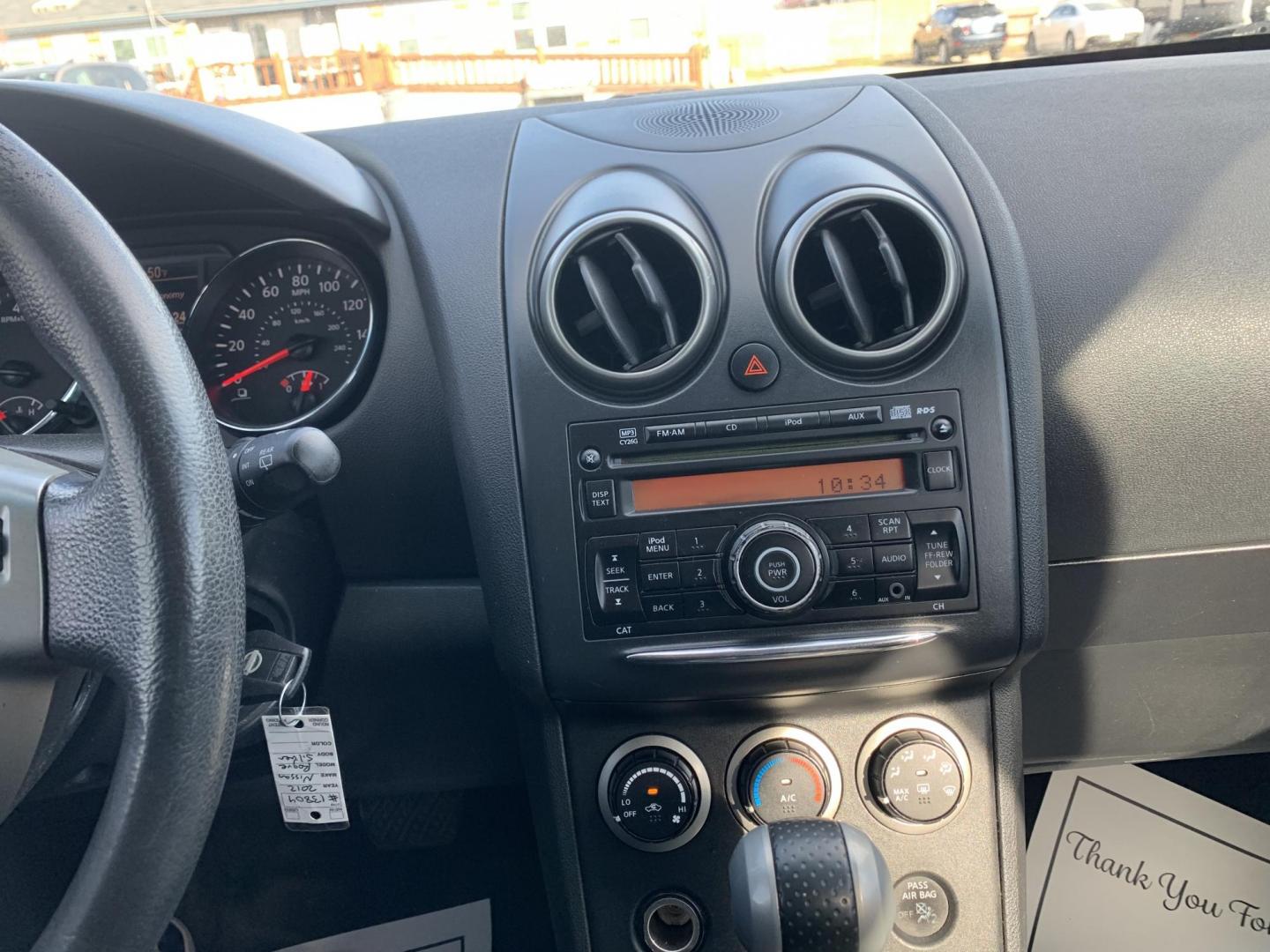 2012 Silver Nissan Rogue S FWD Krom Edition (JN8AS5MT6CW) with an 2.5L L4 DOHC 16V engine, Automatic transmission, located at 1830 North Belt Line Road, Irving, TX, 75061, (469) 524-0199, 32.834373, -96.993584 - Photo#12