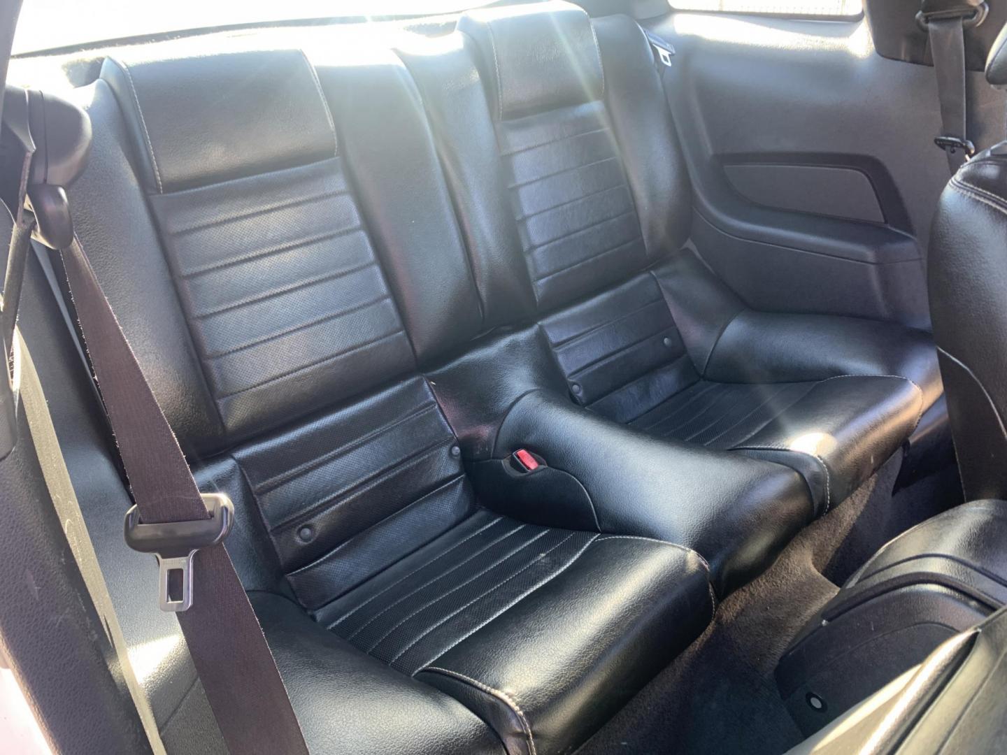 2010 White /Black Ford Mustang V6 Coupe (1ZVBP8AN2A5) with an 4.0L V6 OHC 12V engine, AUTOMATIC transmission, located at 1830 North Belt Line Road, Irving, TX, 75061, (469) 524-0199, 32.834373, -96.993584 - Photo#9