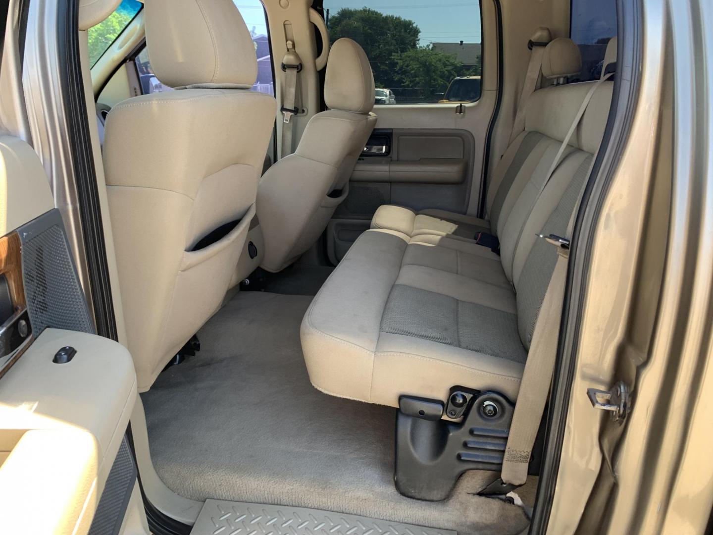 2006 Gold /Tan Ford F-150 Lariat SuperCrew 2WD (1FTPW12516K) with an 5.4L V6 SOHC 16V engine, Automatic transmission, located at 1830 North Belt Line Road, Irving, TX, 75061, (469) 524-0199, 32.834373, -96.993584 - Photo#10