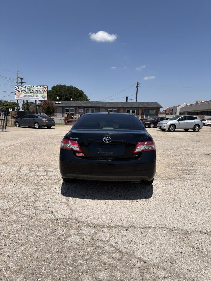 2010 Black /Tan Toyota Camry Camry AT (4T4BF3EK7AR) with an 2.5L L4 DOHC 16V engine, Automatic transmission, located at 1830 North Belt Line Road, Irving, TX, 75061, (469) 524-0199, 32.834373, -96.993584- Photo#4