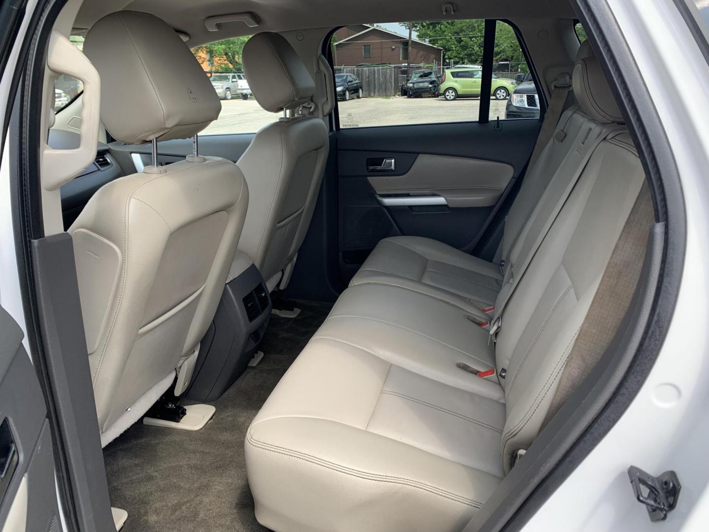 2013 White /Tan Ford Edge Limited AWD (2FMDK4KC8DB) with an 3.5L V6 DOHC 24V engine, Automatic transmission, located at 1830 North Belt Line Road, Irving, TX, 75061, (469) 524-0199, 32.834373, -96.993584 - Photo#9