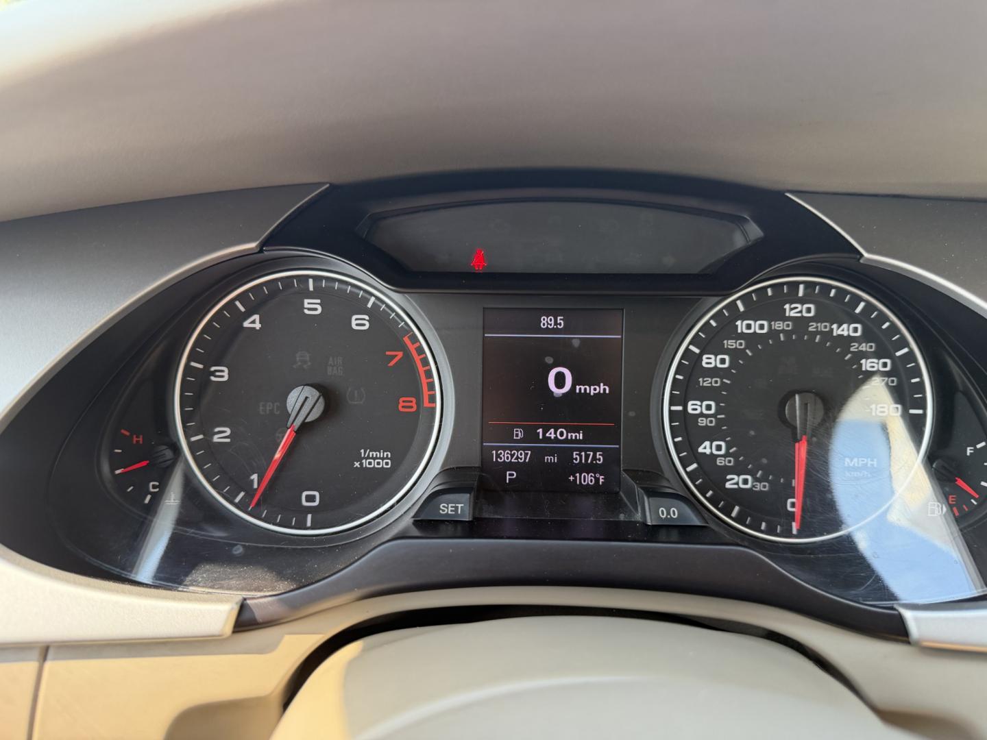 2010 White /Tan Audi A4 (WAUEFAFLXAN) with an 4 Cylinders F 2.0L FI Turbo DOHC 121 CID engine, AUTOMATIC transmission, located at 1830 North Belt Line Road, Irving, TX, 75061, (469) 524-0199, 32.834373, -96.993584- Photo#12