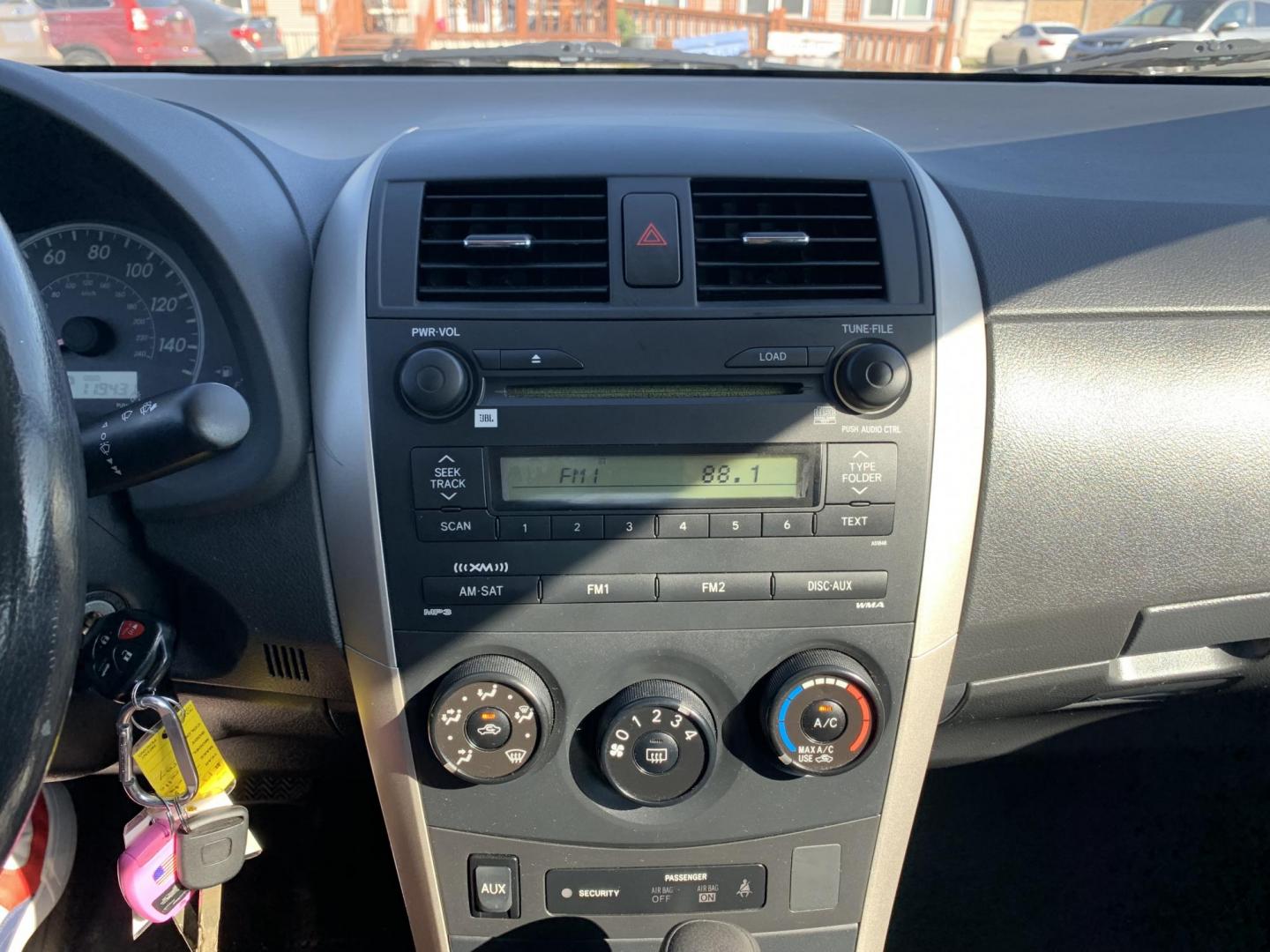 2009 Gray /Black Toyota Corolla S (1NXBU40E49Z) with an 1.8L L4 DOHC 16V engine, AUTOMATIC transmission, located at 1830 North Belt Line Road, Irving, TX, 75061, (469) 524-0199, 32.834373, -96.993584 - Photo#9