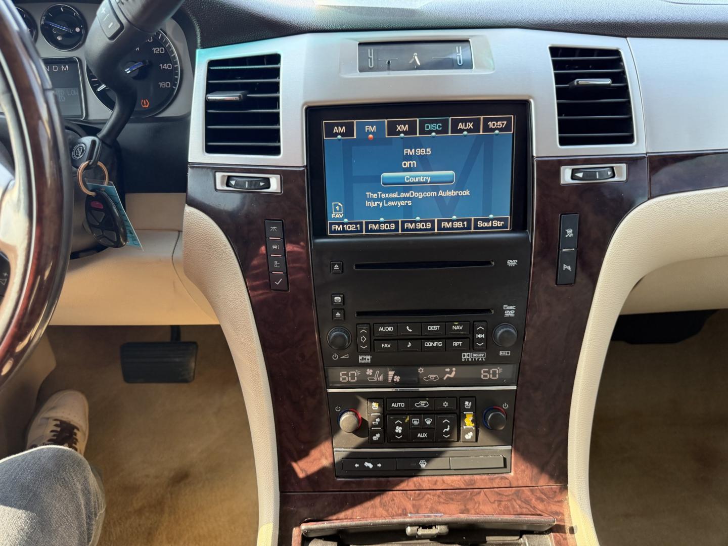 2007 blue /Tan Cadillac Escalade 2WD (1GYEC63877R) with an 6.2L V8 OHV 16V engine, AUTOMATIC transmission, located at 1830 North Belt Line Road, Irving, TX, 75061, (469) 524-0199, 32.834373, -96.993584- Photo#12