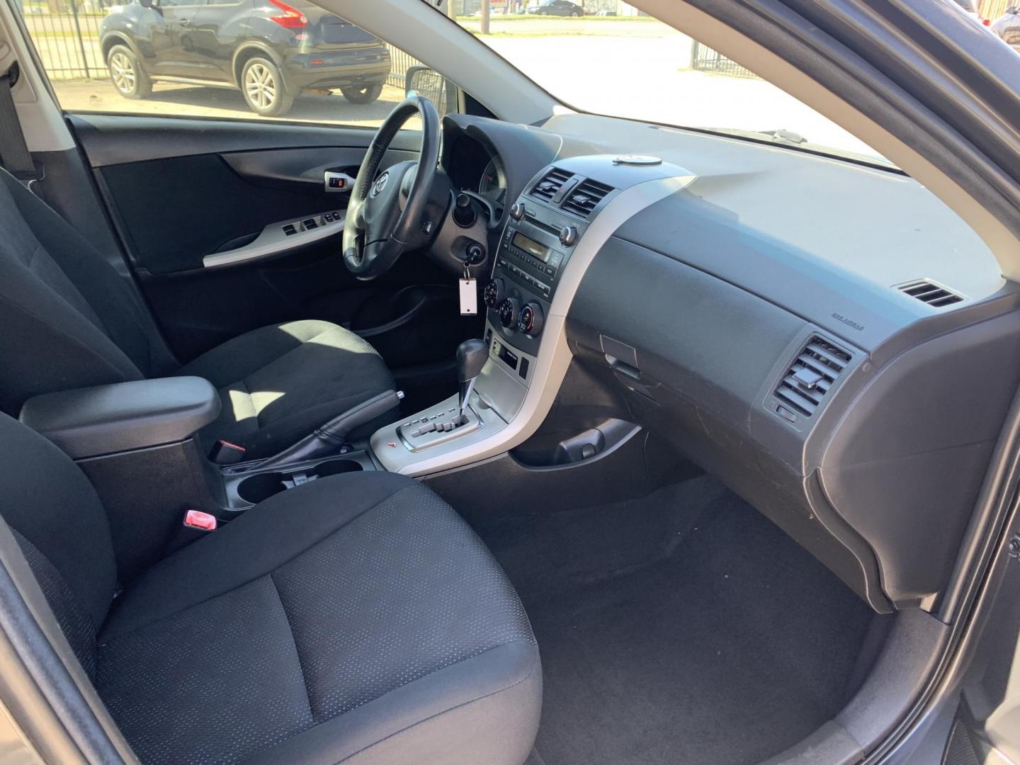 2010 Charcoal gray /Black Toyota Corolla (1NXBU4EE6AZ) with an 1.8L L4 DOHC 16V engine, Automatic transmission, located at 1830 North Belt Line Road, Irving, TX, 75061, (469) 524-0199, 32.834373, -96.993584 - ONE OWNER - Photo#9