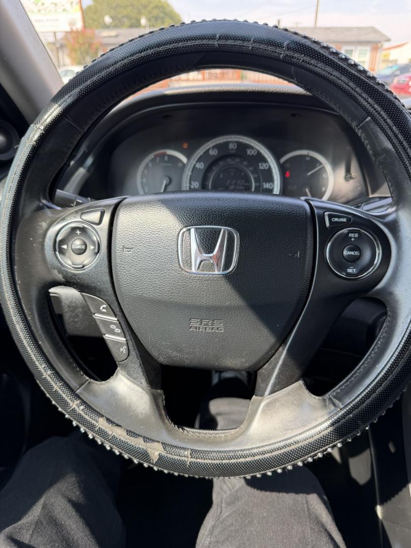2015 Silver /Black Honda Accord EX-L Sedan (1HGCR2F81FA) with an 2.4L L4 DOHC 16V engine, Automatic transmission, located at 1830 North Belt Line Road, Irving, TX, 75061, (469) 524-0199, 32.834373, -96.993584- Photo#17