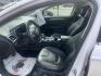 2015 White /Black Ford Fusion Titanium (3FA6P0K99FR) with an 2.0L L4 DOHC 16V engine, AUTOMATIC transmission, located at 1830 North Belt Line Road, Irving, TX, 75061, (469) 524-0199, 32.834373, -96.993584 - Photo#2