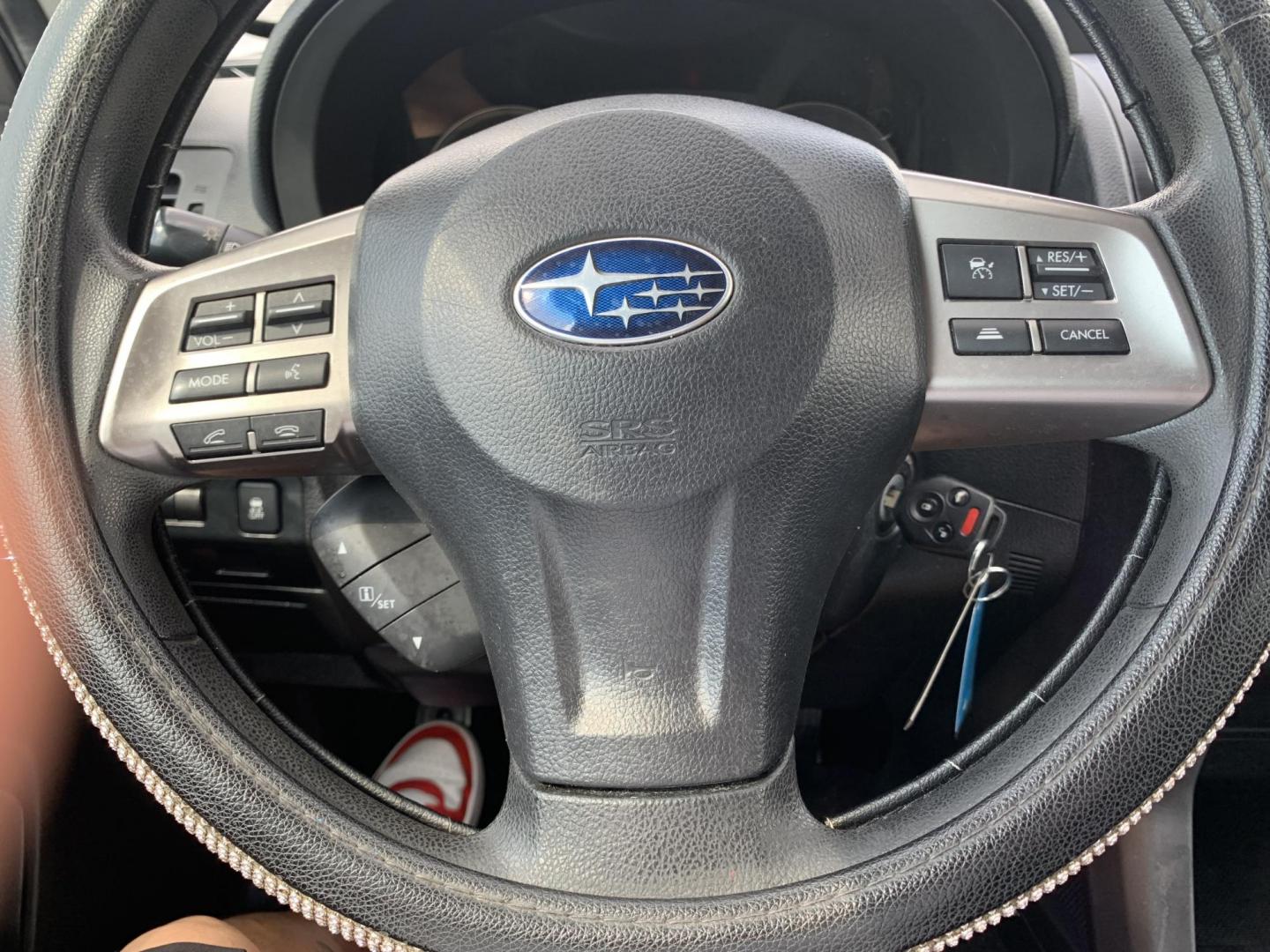2015 Tan /Black Subaru Forester 2.5i Premium (JF2SJAGC5FH) with an 2.5L H4 SOHC 16V engine, Automatic transmission, located at 1830 North Belt Line Road, Irving, TX, 75061, (469) 524-0199, 32.834373, -96.993584 - Photo#14
