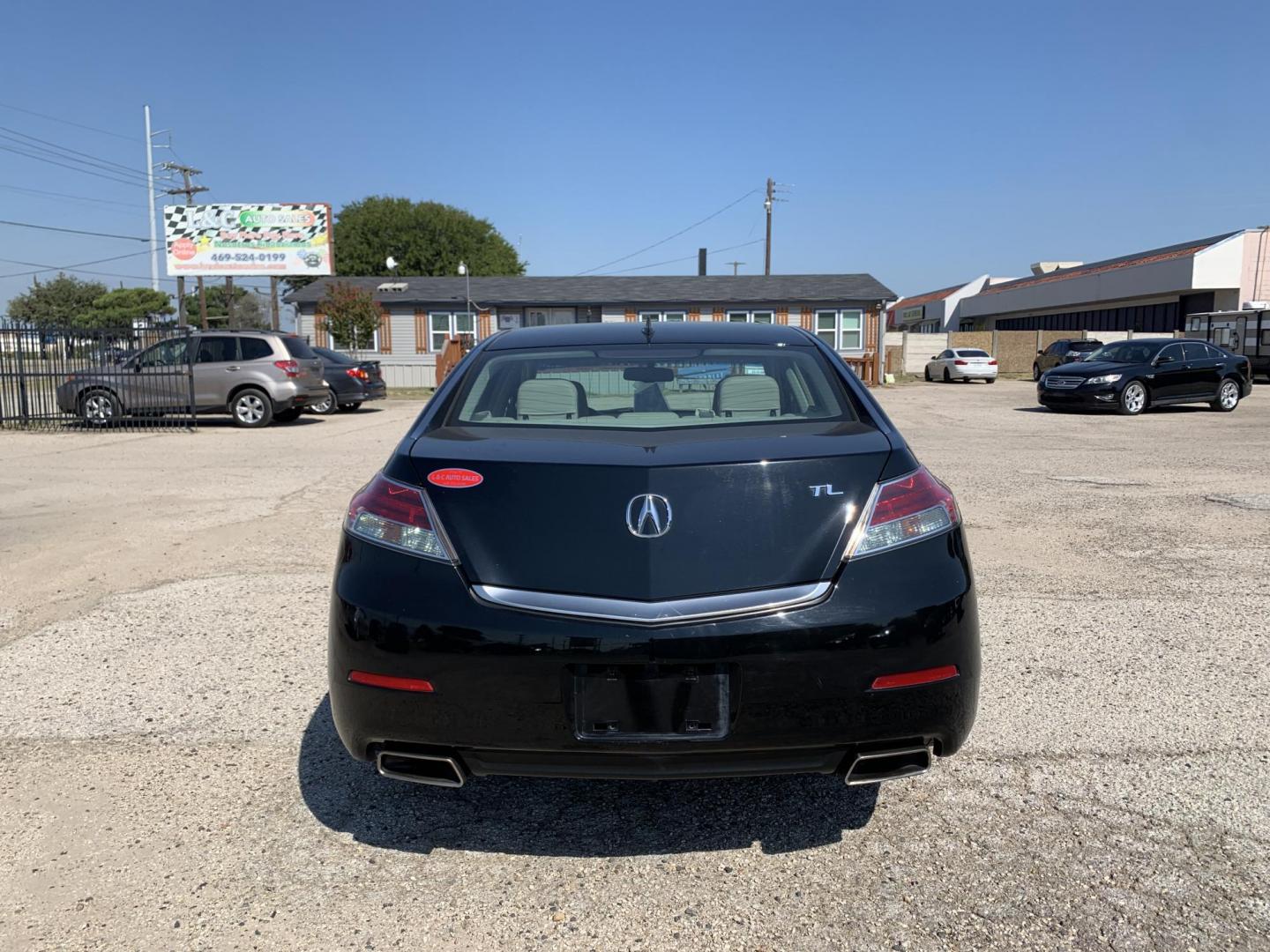 2014 Black /Tan Acura TL (19UUA8F21EA) with an 3.5L V6 SOHC 24V engine, AUTOMATIC transmission, located at 1830 North Belt Line Road, Irving, TX, 75061, (469) 524-0199, 32.834373, -96.993584 - Photo#4