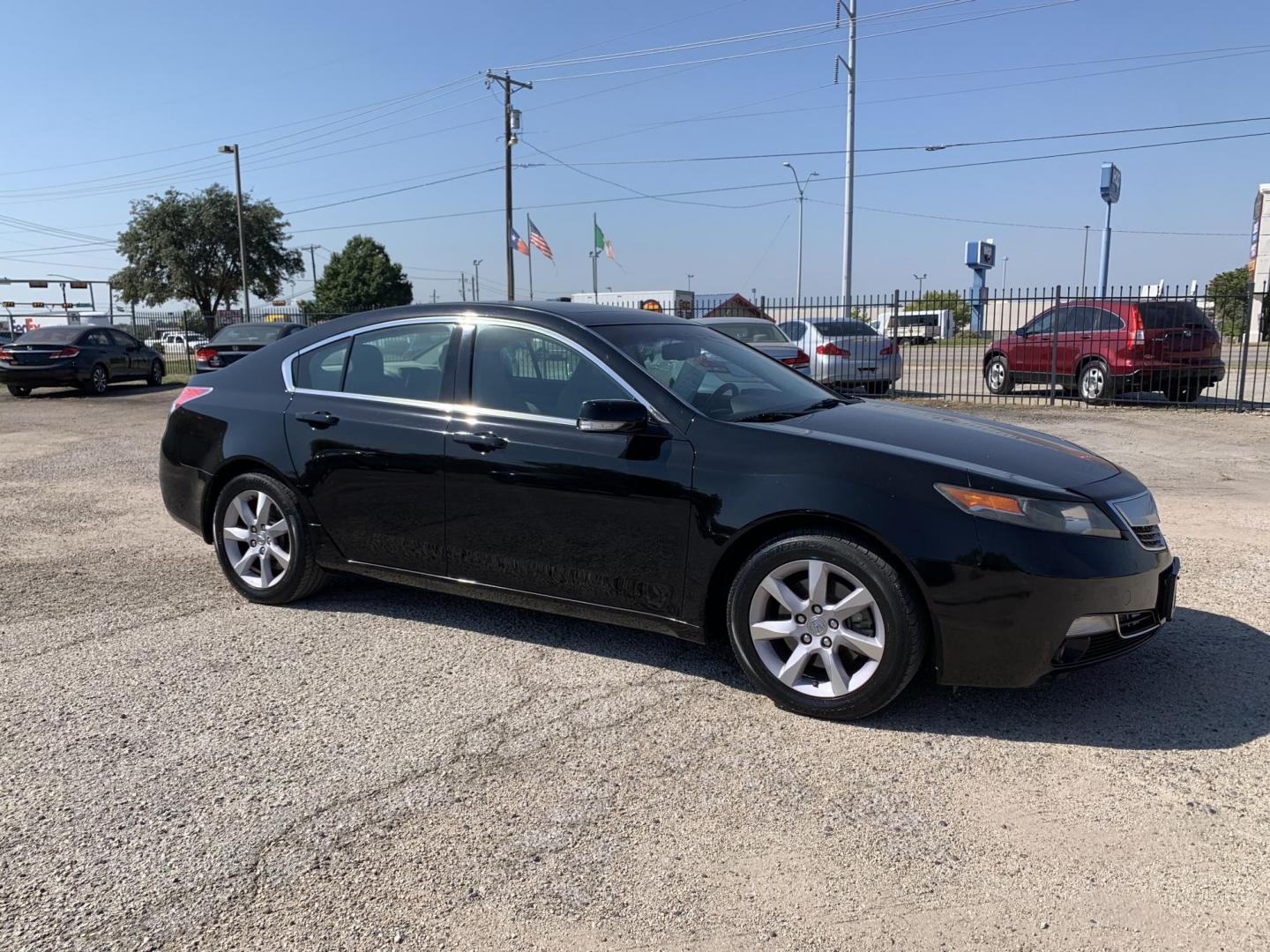 2014 Black /Tan Acura TL (19UUA8F21EA) with an 3.5L V6 SOHC 24V engine, AUTOMATIC transmission, located at 1830 North Belt Line Road, Irving, TX, 75061, (469) 524-0199, 32.834373, -96.993584 - Photo#8