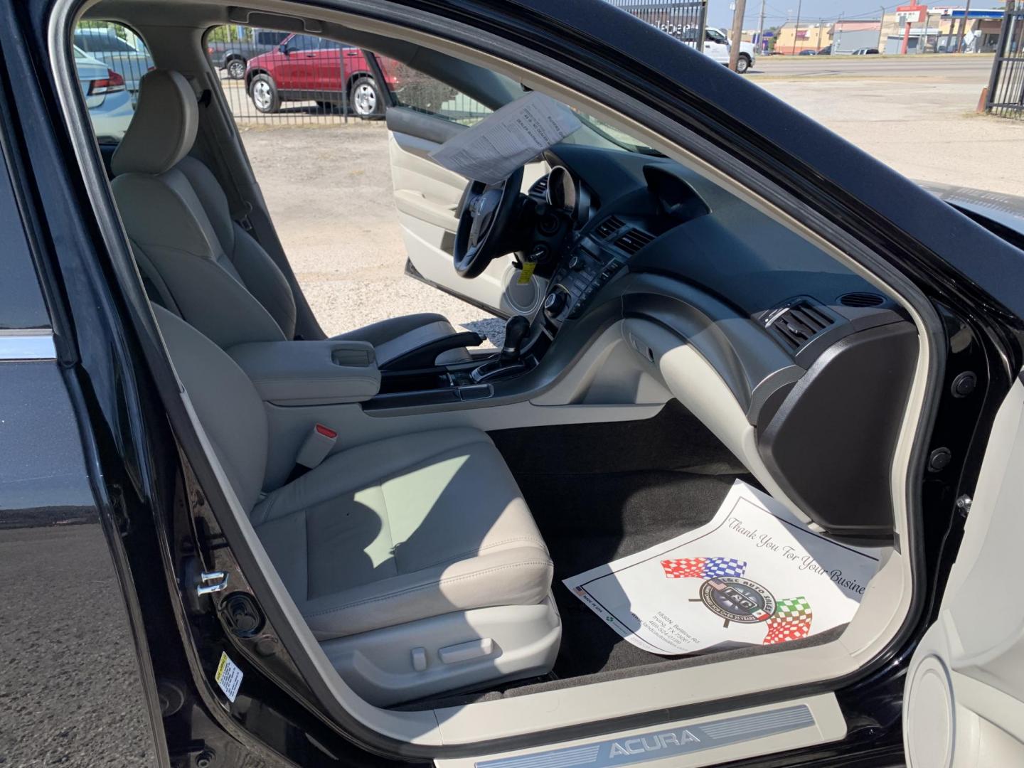 2014 Black /Tan Acura TL (19UUA8F21EA) with an 3.5L V6 SOHC 24V engine, AUTOMATIC transmission, located at 1830 North Belt Line Road, Irving, TX, 75061, (469) 524-0199, 32.834373, -96.993584 - Photo#10