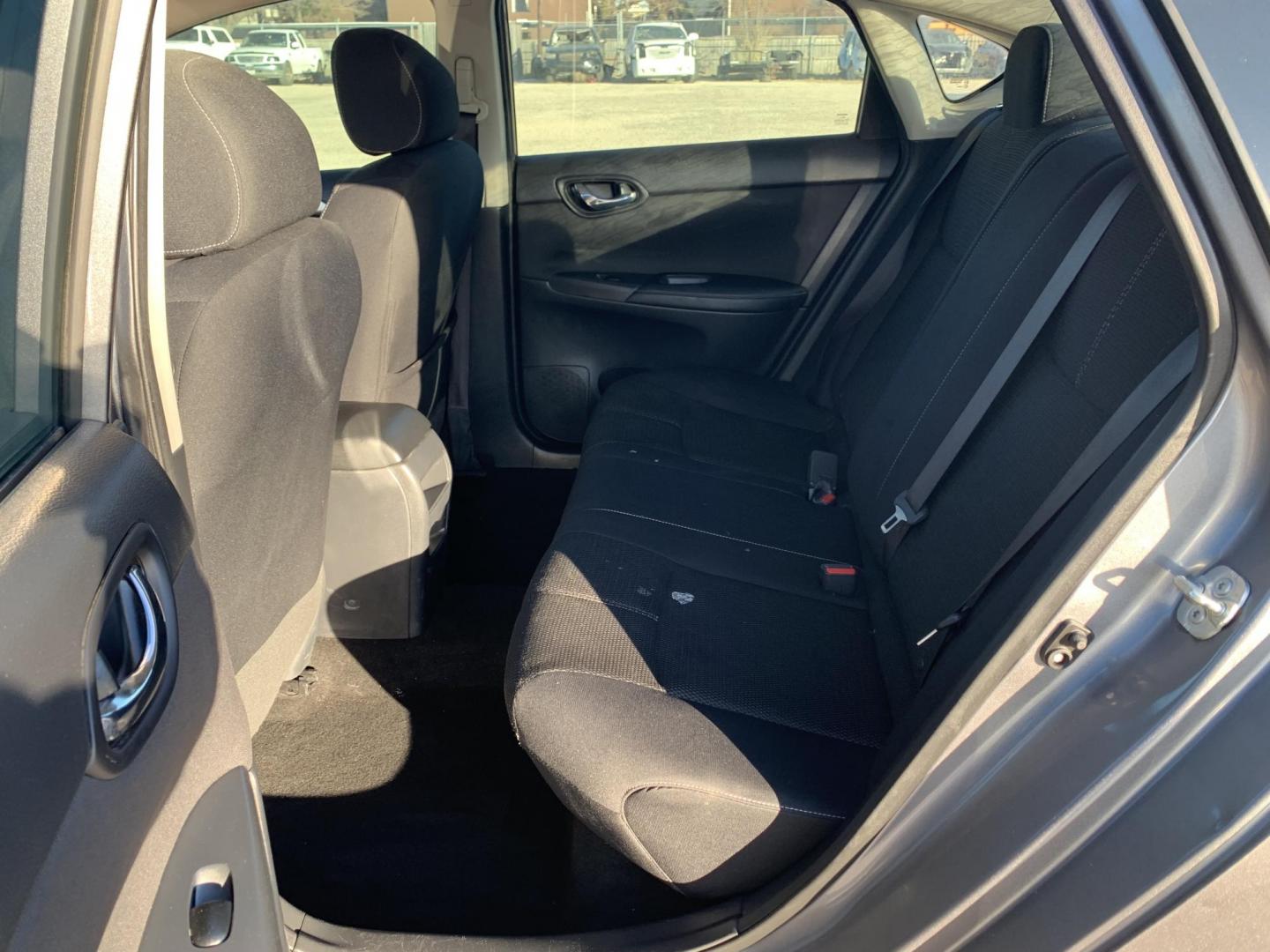 2017 Gray /Black Nissan Sentra S (3N1AB7AP5HY) with an 1.8L L4 SFI DOHC 16V engine, AUTOMATIC transmission, located at 1830 North Belt Line Road, Irving, TX, 75061, (469) 524-0199, 32.834373, -96.993584 - Photo#8