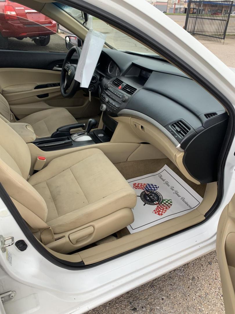 2012 White /Tan Honda Accord LX Sedan AT (1HGCP2F35CA) with an 2.4L L4 DOHC 16V engine, Automatic transmission, located at 1830 North Belt Line Road, Irving, TX, 75061, (469) 524-0199, 32.834373, -96.993584 - Photo#10
