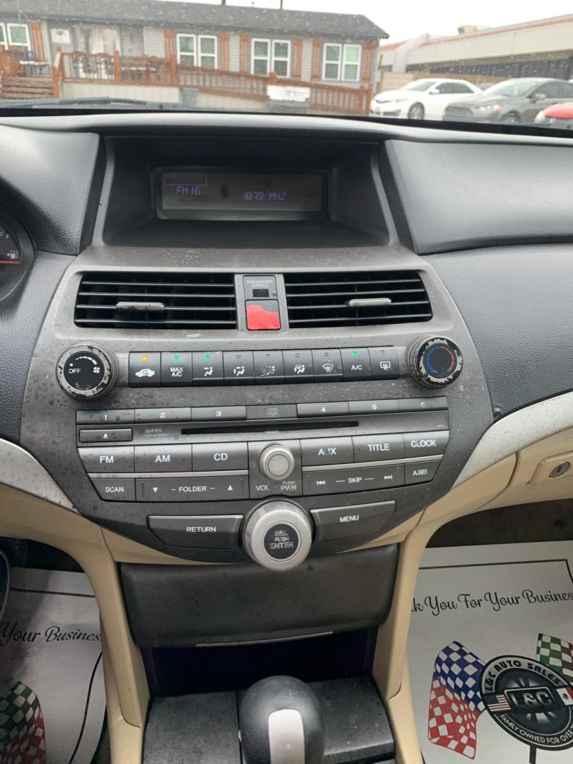 2012 White /Tan Honda Accord LX Sedan AT (1HGCP2F35CA) with an 2.4L L4 DOHC 16V engine, Automatic transmission, located at 1830 North Belt Line Road, Irving, TX, 75061, (469) 524-0199, 32.834373, -96.993584 - Photo#11