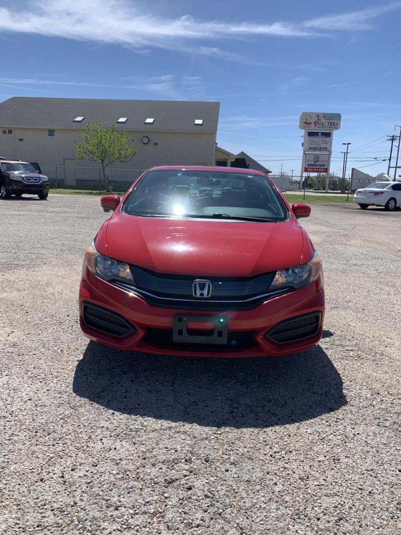 2014 Red /Black Honda Civic EX Coupe (2HGFG3B83EH) with an 2.3L L4 SOHC 16V engine, Automatic transmission, located at 1830 North Belt Line Road, Irving, TX, 75061, (469) 524-0199, 32.834373, -96.993584 - Photo#1