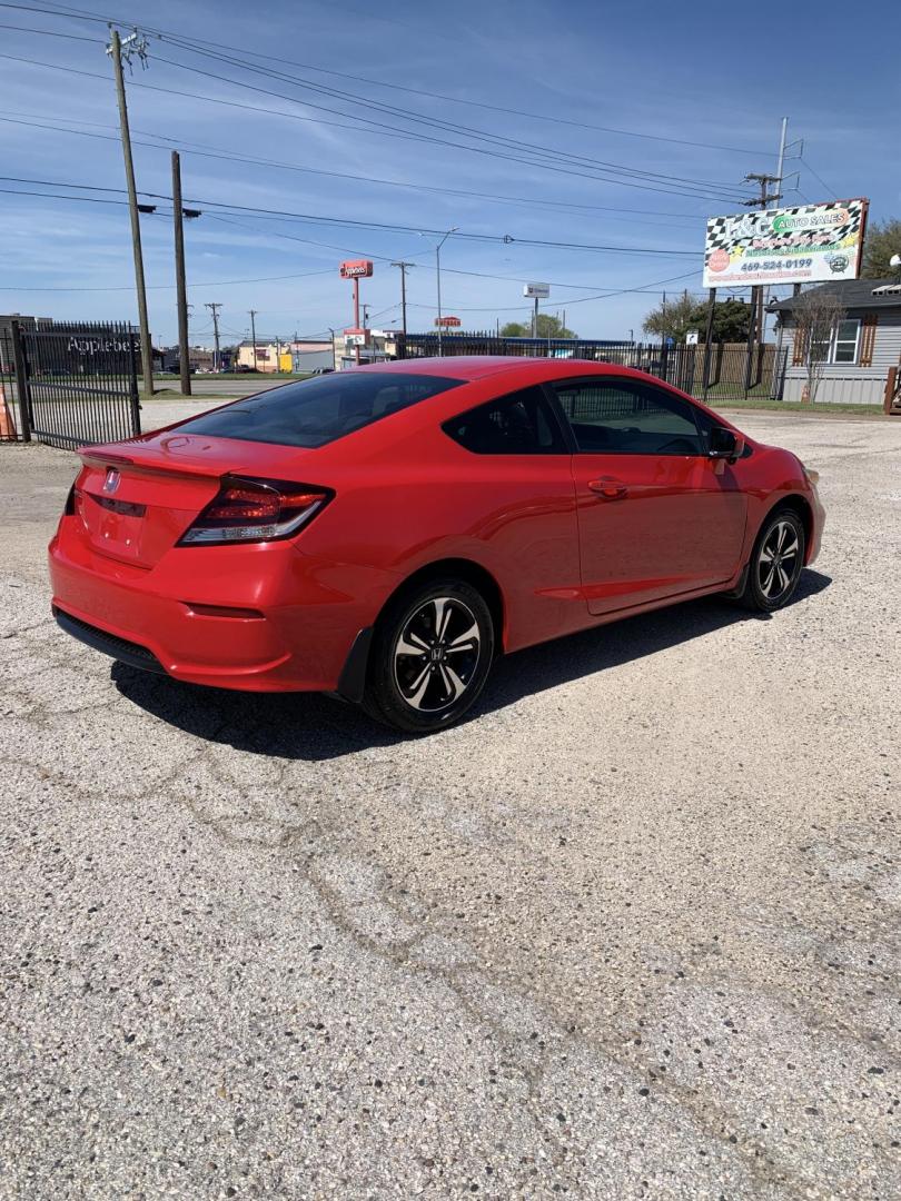 2014 Red /Black Honda Civic EX Coupe (2HGFG3B83EH) with an 2.3L L4 SOHC 16V engine, Automatic transmission, located at 1830 North Belt Line Road, Irving, TX, 75061, (469) 524-0199, 32.834373, -96.993584 - Photo#5