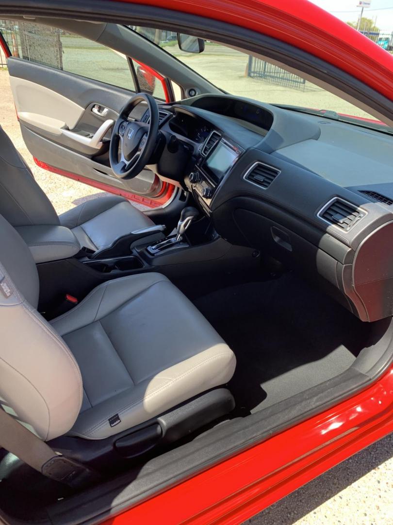 2014 Red /Black Honda Civic EX Coupe (2HGFG3B83EH) with an 2.3L L4 SOHC 16V engine, Automatic transmission, located at 1830 North Belt Line Road, Irving, TX, 75061, (469) 524-0199, 32.834373, -96.993584 - Photo#10