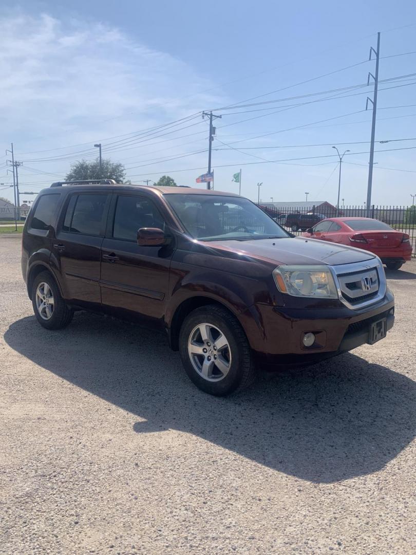 2010 Maroon /Tan Honda Pilot EX-L 2WD AT (5FNYF3H51AB) with an 3.5L V6 SOHC 24V engine, Automatic transmission, located at 1830 North Belt Line Road, Irving, TX, 75061, (469) 524-0199, 32.834373, -96.993584 - Photo#6