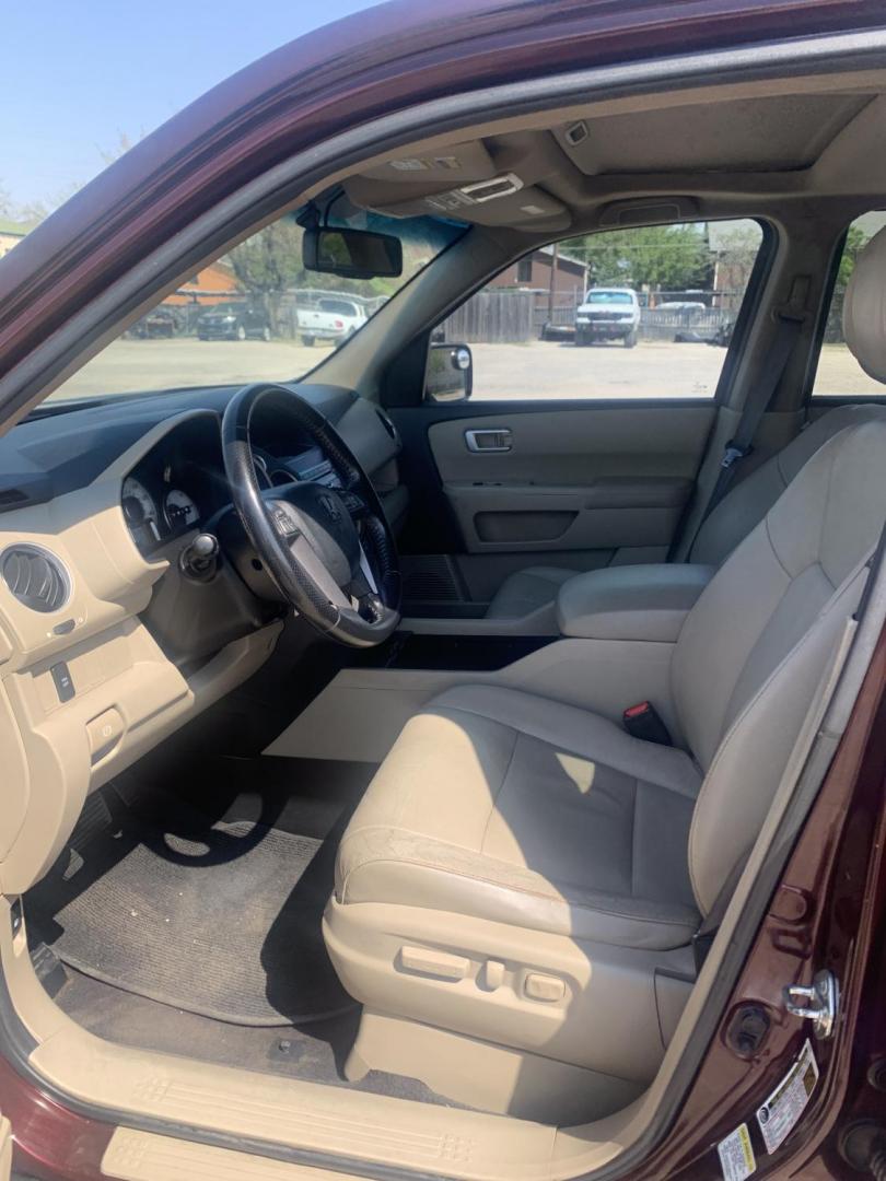 2010 Maroon /Tan Honda Pilot EX-L 2WD AT (5FNYF3H51AB) with an 3.5L V6 SOHC 24V engine, Automatic transmission, located at 1830 North Belt Line Road, Irving, TX, 75061, (469) 524-0199, 32.834373, -96.993584 - Photo#7