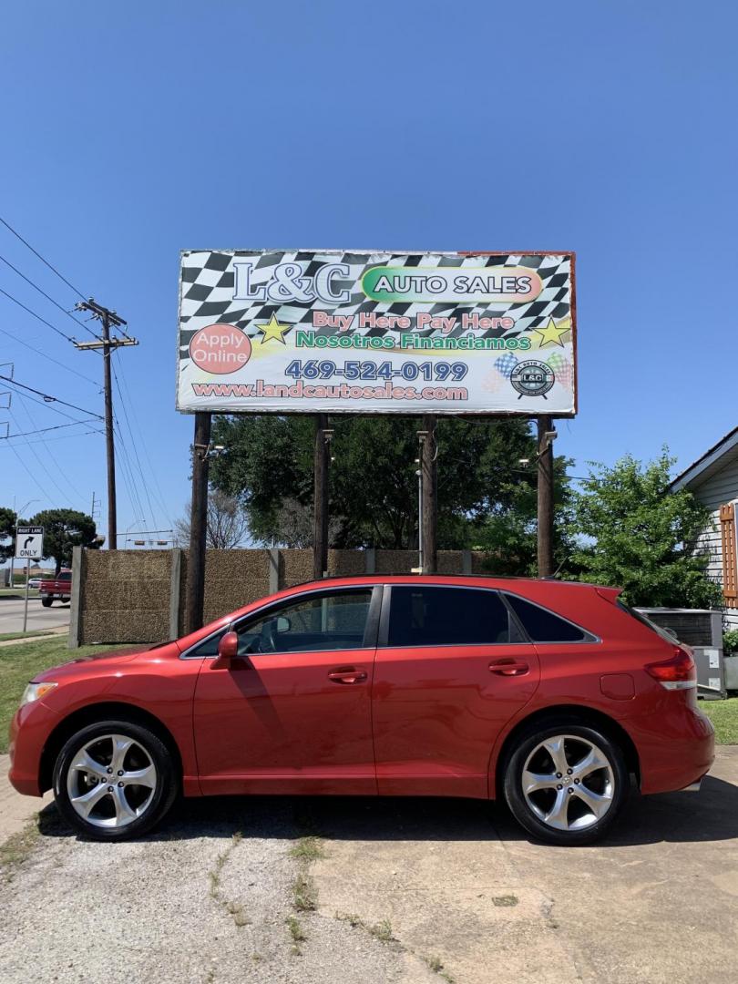 2010 Red /Tan Toyota Venza 4X2 V6 (4T3ZK3BB3AU) with an 3.5L V6 DOHC 24V engine, Automatic transmission, located at 1830 North Belt Line Road, Irving, TX, 75061, (469) 524-0199, 32.834373, -96.993584 - Photo#0