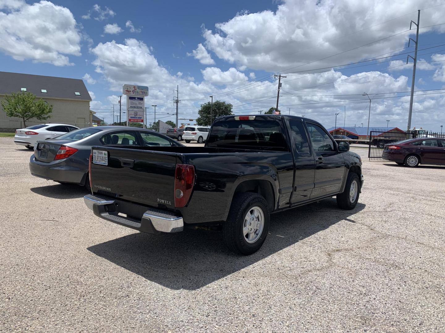 2006 Black /gray Chevrolet Colorado LS Ext. Cab 2WD (1GCCS196068) with an 3.5L L5 DOHC 20V engine, Automatic transmission, located at 1830 North Belt Line Road, Irving, TX, 75061, (469) 524-0199, 32.834373, -96.993584 - Photo#3